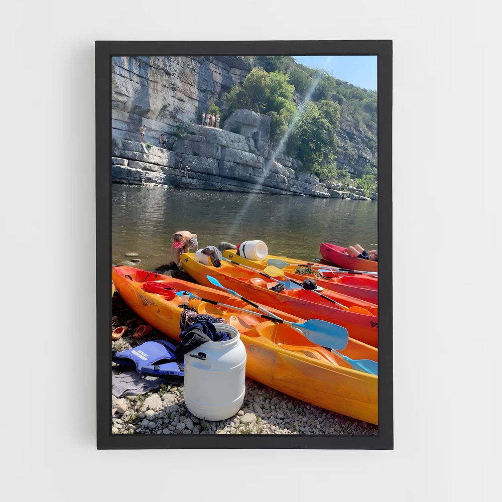 Poster Canoeing kayaking – affiche Canoë-kayak (vue 2)